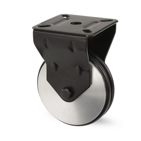 Apparatebockrolle 75/23 mm, schwarz